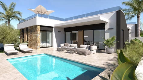 Villas à Ciudad Quesada : 3 Modèles Exclusifs avec Piscine & Meublées Villas à Ciudad Quesada : 3 Modèles Exclusifs avec Piscine & Meublées