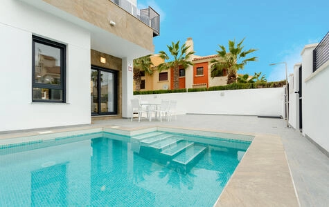 Villas Neuves Torrevieja - Vue Lac Rose & Piscine Privée - Projet Immobilier Villas Neuves Torrevieja - Vue Lac Rose & Piscine Privée - Projet Immobilier